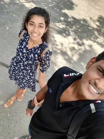 Pasindu and Nihara in 2018