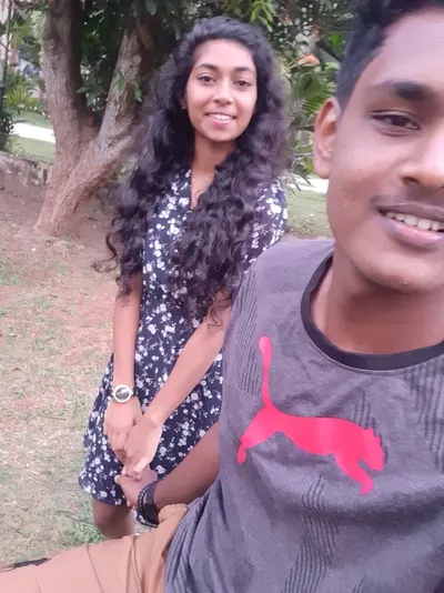 Pasindu and Nihara in 2019