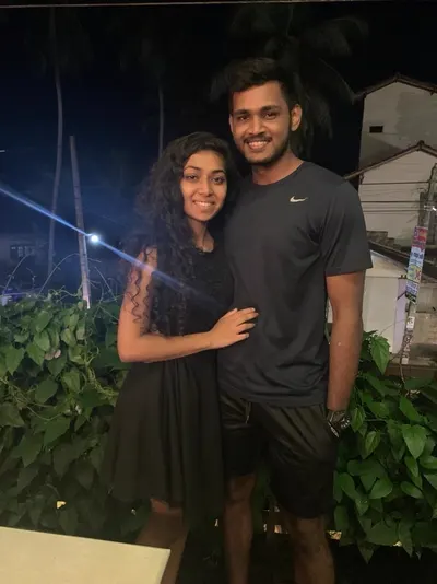 Pasindu and Nihara in 2022
